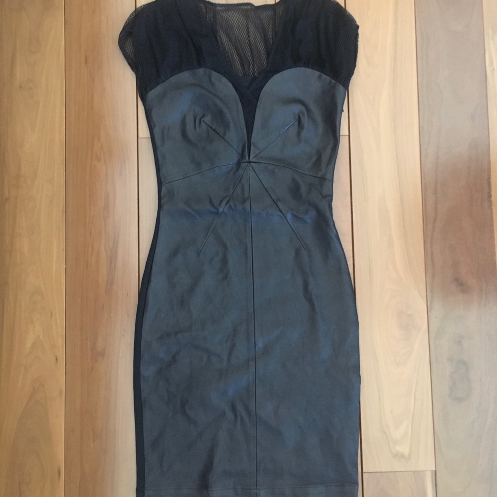 Leather dress